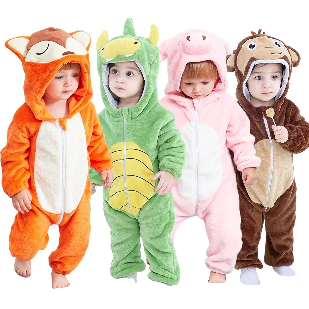 Newborn Baby Romper Fox Monkey Animal Cartoon Kigurumi Christmas Boys Bodysuits Kids Overalls Children's Winter Warm Clothes
Newborn Baby Romper Fox Monkey Animal Cartoon Kigurumi Christmas Boys Bodysuits Kids Overalls Children's Winter Warm Clothes
