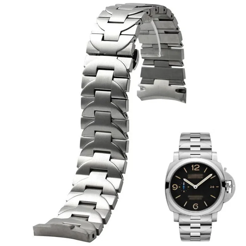 Ремешок из нержавеющей стали для мужских часов Panerai Luminor Series Pam441 111 Arc
Ремешок из нержавеющей стали для мужских часов Panerai Luminor Series Pam441 111 Arc
