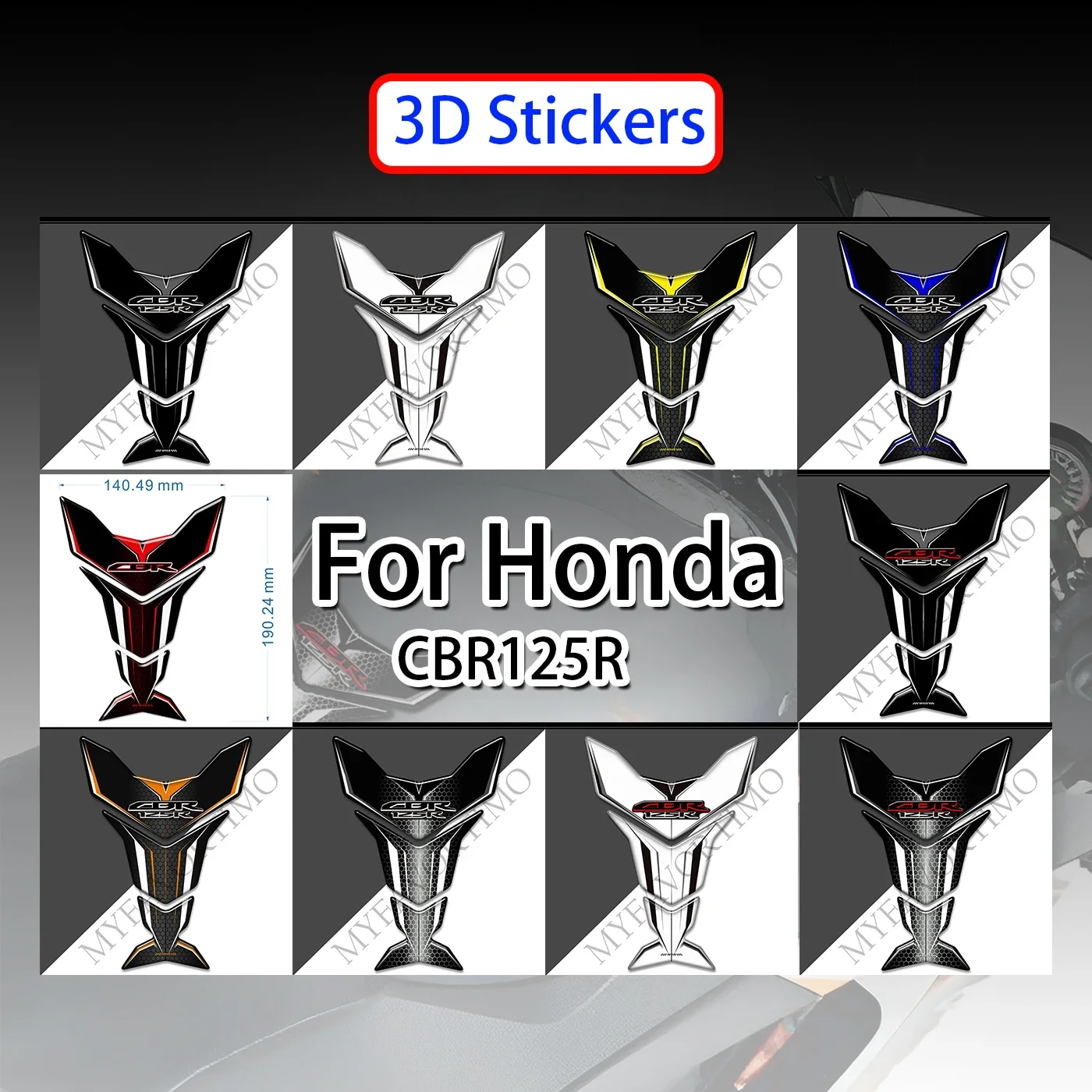 Motorcycle Stickers Fairing Fender Tank Pad Protector Decals Gas Fuel Oil Kit Knee Fit Hondacbr125r Hrc Fireblade
Motorcycle Stickers Fairing Fender Tank Pad Protector Decals Gas Fuel Oil Kit Knee Fit Hondacbr125r Hrc Fireblade