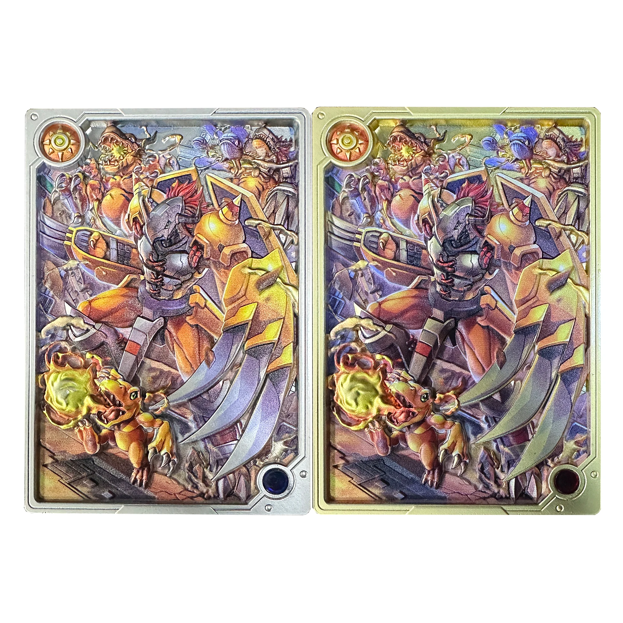 Металлическая коллекционная карточка 59x86 мм DIY (сделай сам) с 3D-рельефом, в стиле Digimon Adventure Greymon, подарок-игрушка, аниме-карточка
Металлическая коллекционная карточка 59x86 мм DIY (сделай сам) с 3D-рельефом, в стиле Digimon Adventure Greymon, подарок-игрушка, аниме-карточка