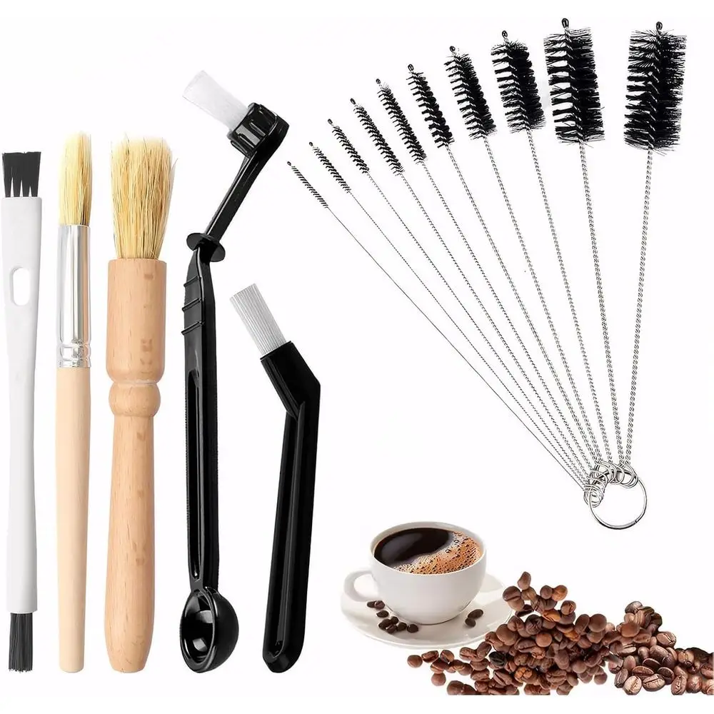 15-Piece Long Handle Brush Set for Deep Cleaning Coffee Pots, Mugs, Cups, and Bottles
15-Piece Long Handle Brush Set for Deep Cleaning Coffee Pots, Mugs, Cups, and Bottles
