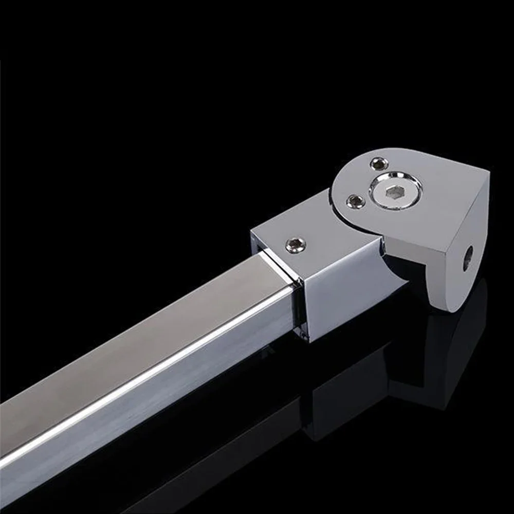 8-10mm Glass Door Enclosure Fixing Bar Bracket Swaying Prevention Glass Clamp Wall to Glass Shower Adjustable Joint Pull Rod
8-10mm Glass Door Enclosure Fixing Bar Bracket Swaying Prevention Glass Clamp Wall to Glass Shower Adjustable Joint Pull Rod