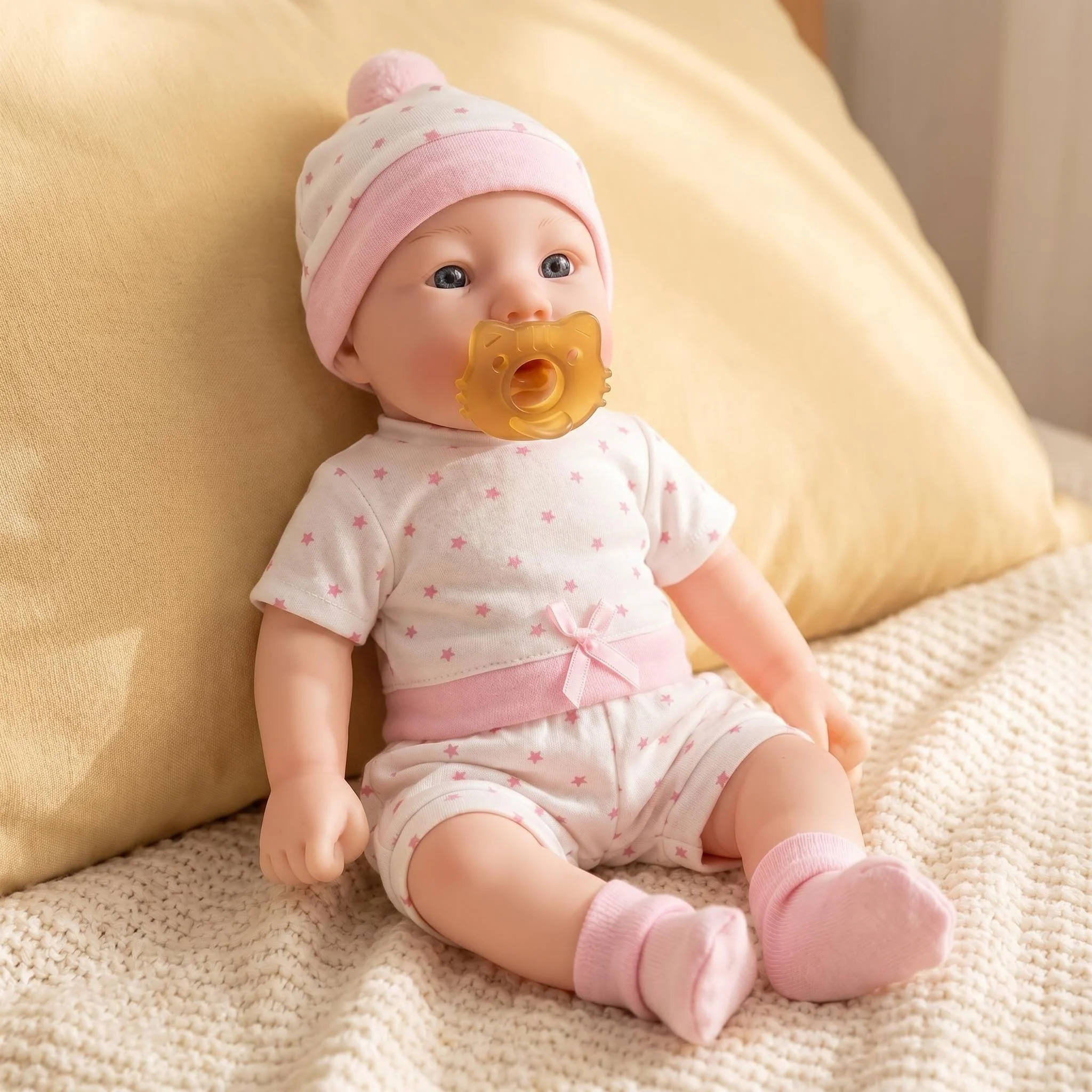 NPK 12inch Abigail Squishy Elastic Doll Solid Silicone Super Soft with Openable Mouth Comes with Cloth
NPK 12inch Abigail Squishy Elastic Doll Solid Silicone Super Soft with Openable Mouth Comes with Cloth