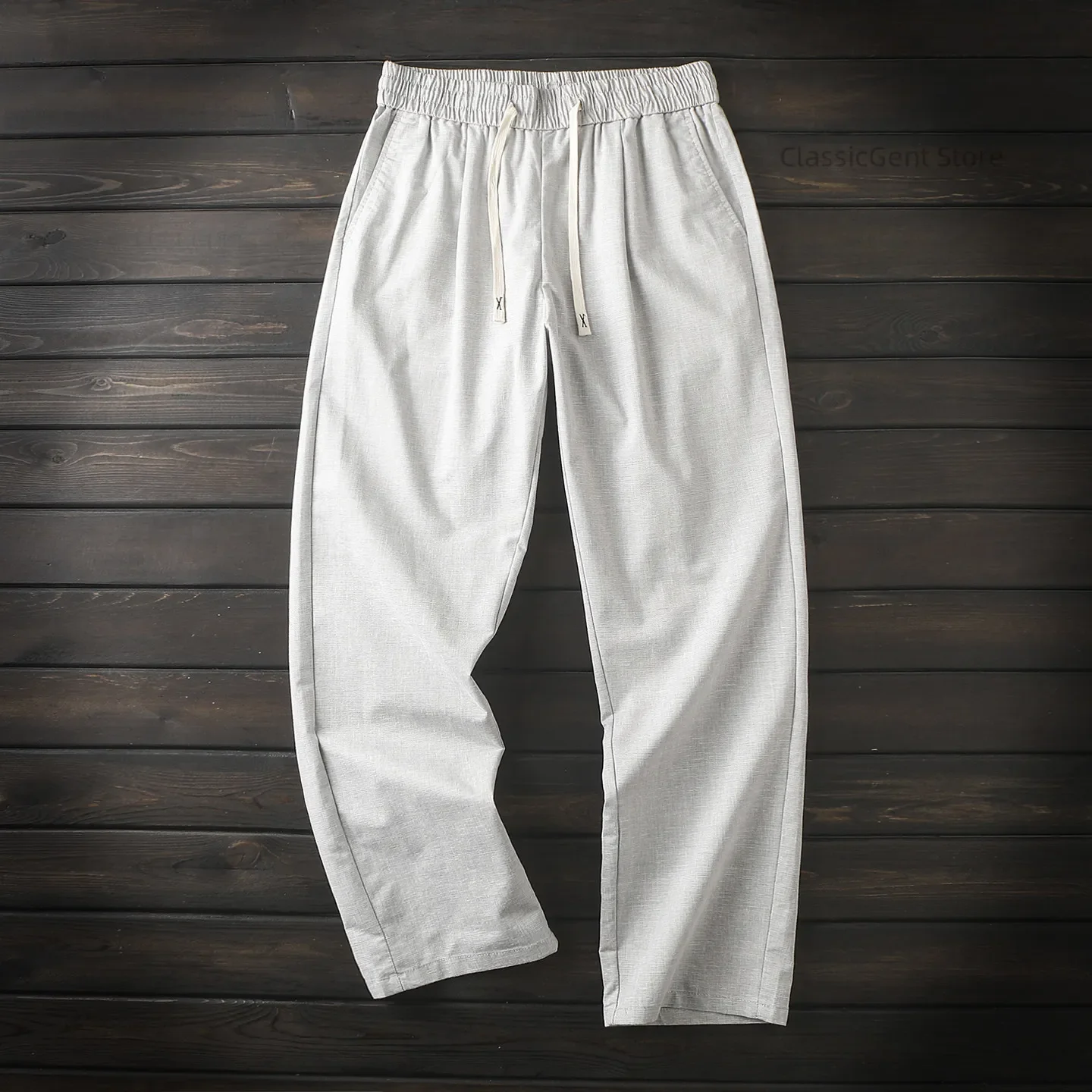 Natural linen! Comfortable, cool and antibacterial men's spring and summer breathable cotton and linen straight casual trousers
Natural linen! Comfortable, cool and antibacterial men's spring and summer breathable cotton and linen straight casual trousers