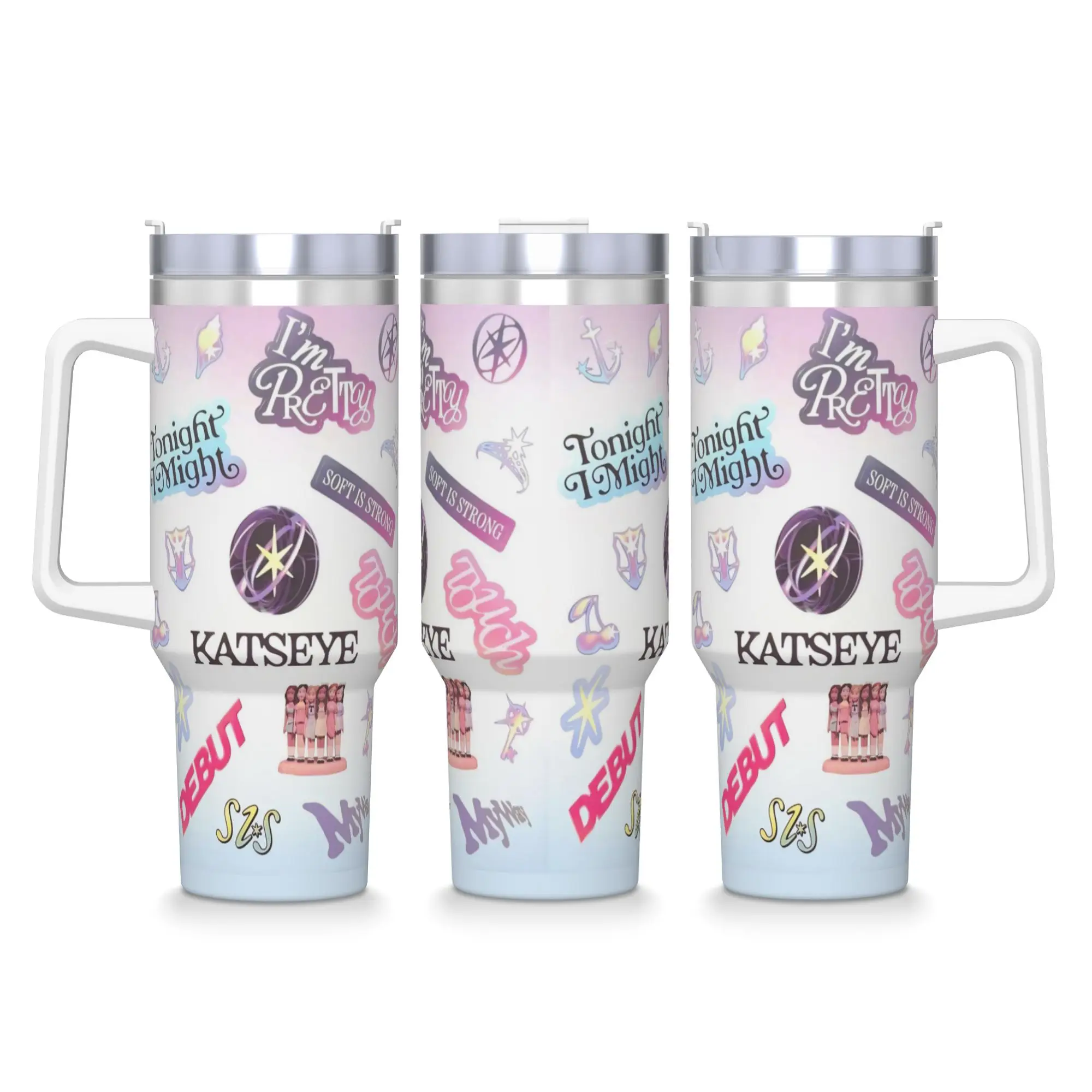Stainless Steel Tumbler Katseye Kpop Girl Coffee Mug Leakproof Hot Drinks Mugs Cup Travel Water Bottle
Stainless Steel Tumbler Katseye Kpop Girl Coffee Mug Leakproof Hot Drinks Mugs Cup Travel Water Bottle