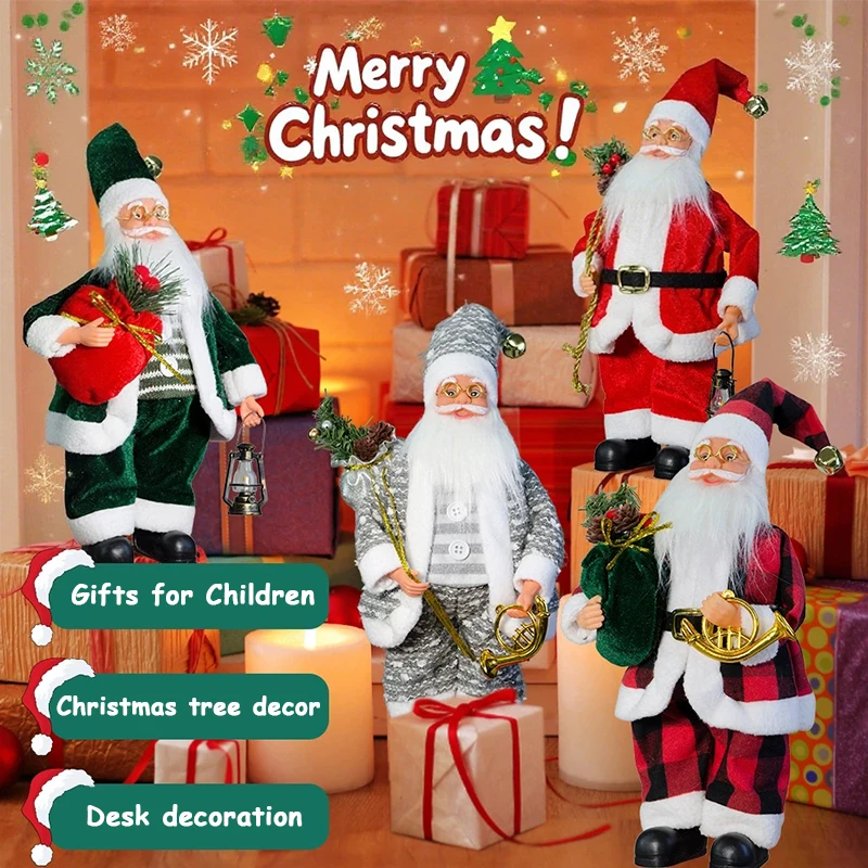 2026 New Santa Claus Figurine Christmas Decor Desktop Ornament for Home Party Fireplace Mantel Xmas Navidad Natal New Year Gift
2026 New Santa Claus Figurine Christmas Decor Desktop Ornament for Home Party Fireplace Mantel Xmas Navidad Natal New Year Gift