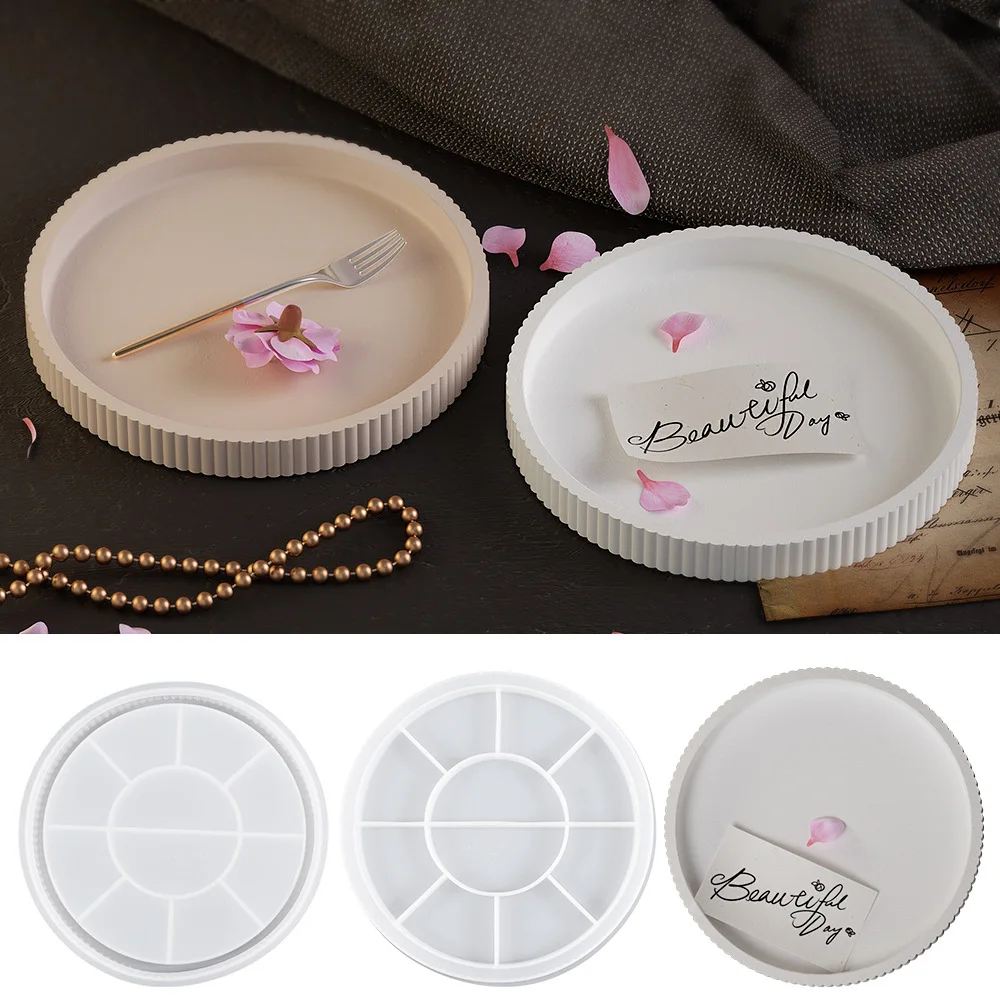 Large Round Shape Gypsum Tray Silicone Mold Round Style Jewelry Holder Epoxy Resin Mold DIY Crafts Gift Home Desktop Decoration
Large Round Shape Gypsum Tray Silicone Mold Round Style Jewelry Holder Epoxy Resin Mold DIY Crafts Gift Home Desktop Decoration