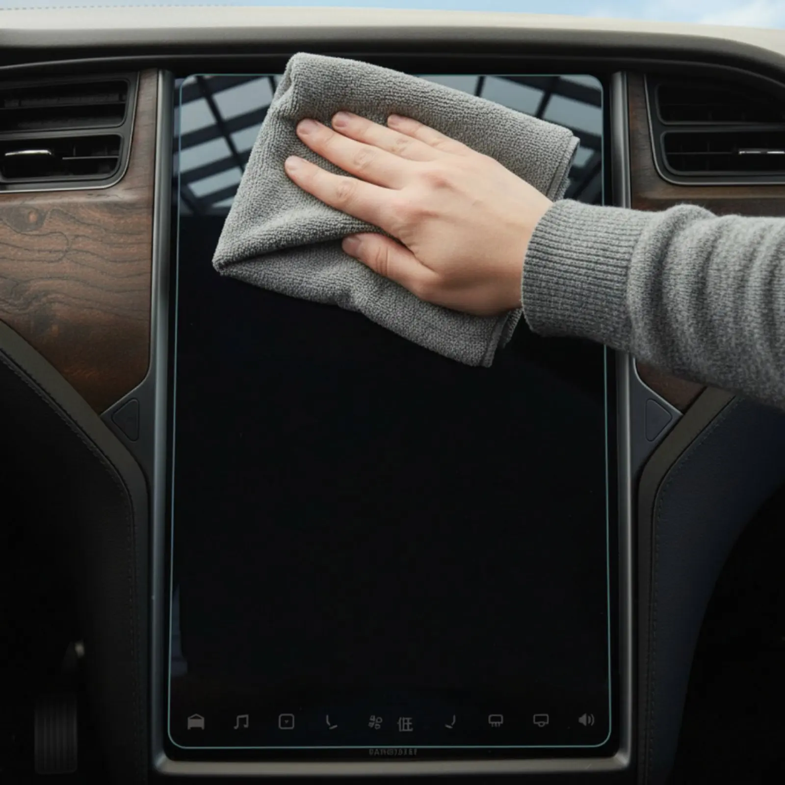 Electric Vehicle Screen Protector 9H Hardness Car Navigation Screen Protector Center Console Hardened Glass Shatterproof
Electric Vehicle Screen Protector 9H Hardness Car Navigation Screen Protector Center Console Hardened Glass Shatterproof