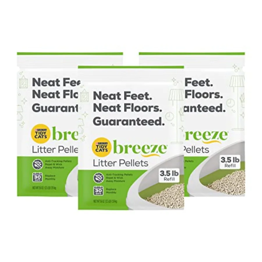 Наполнитель для кошачьего туалета Litter Tidy Cat Breeze Pellets, 3,5 фунта, упаковка из 3 штук, комкующийся, белый, с ароматом свежести, высокоэффективный контроль запаха
Наполнитель для кошачьего туалета Litter Tidy Cat Breeze Pellets, 3,5 фунта, упаковка из 3 штук, комкующийся, белый, с ароматом свежести, высокоэффективный контроль запаха