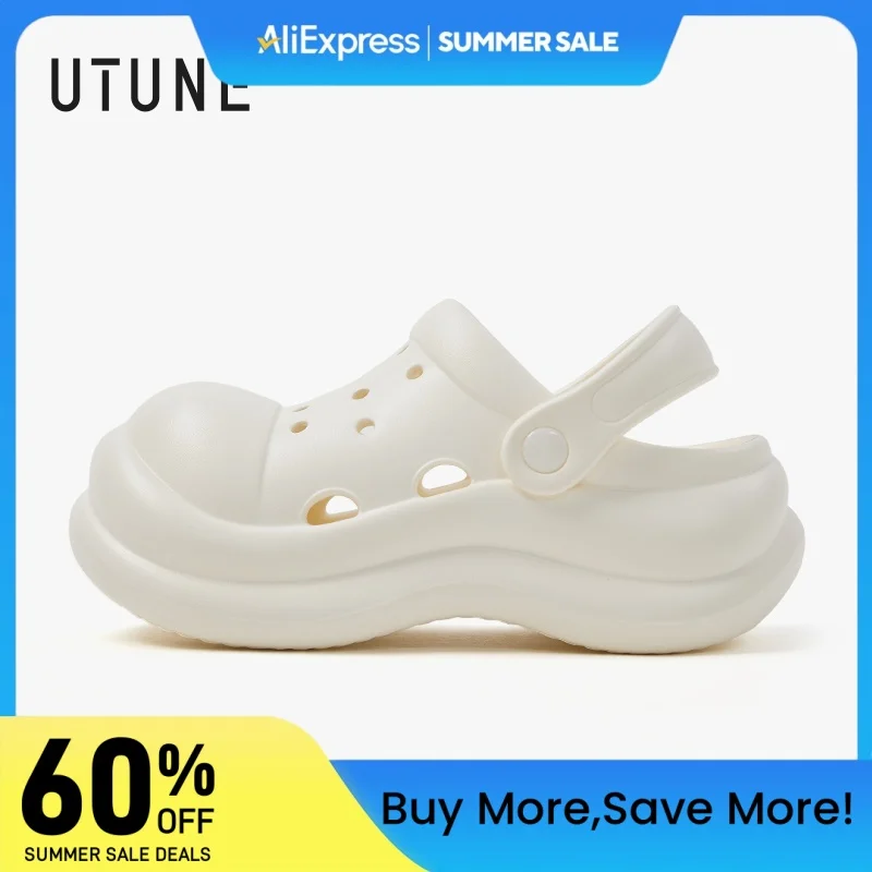 UTUNE Thick-Soled Clogs for Women 2025 Summer Outdoor Elevated EVA Slippers Ultra-Soft Cushioning Non-Slip Beach Sandals
UTUNE Thick-Soled Clogs for Women 2025 Summer Outdoor Elevated EVA Slippers Ultra-Soft Cushioning Non-Slip Beach Sandals