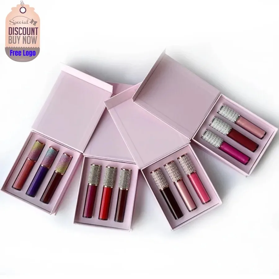 Private Label 45 Colors 3pcs/set Lipgloss Kit Nourish Moisture Long Lasting Easy To Wear Lip Beauty Makeup Bulk Customs 
Private Label 45 Colors 3pcs/set Lipgloss Kit Nourish Moisture Long Lasting Easy To Wear Lip Beauty Makeup Bulk Customs