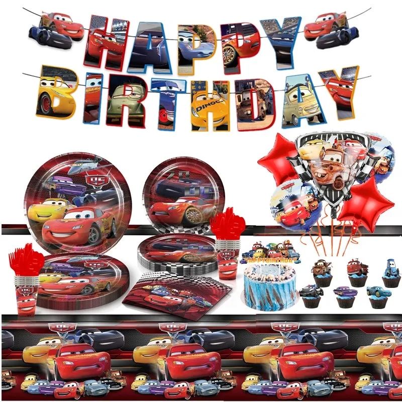 Disney Cars Lightning McQueen Theme Birthday Party Balloons Decoration Kids Party Baby Shower Paper Cup Plate Tableware Supplies
Disney Cars Lightning McQueen Theme Birthday Party Balloons Decoration Kids Party Baby Shower Paper Cup Plate Tableware Supplies