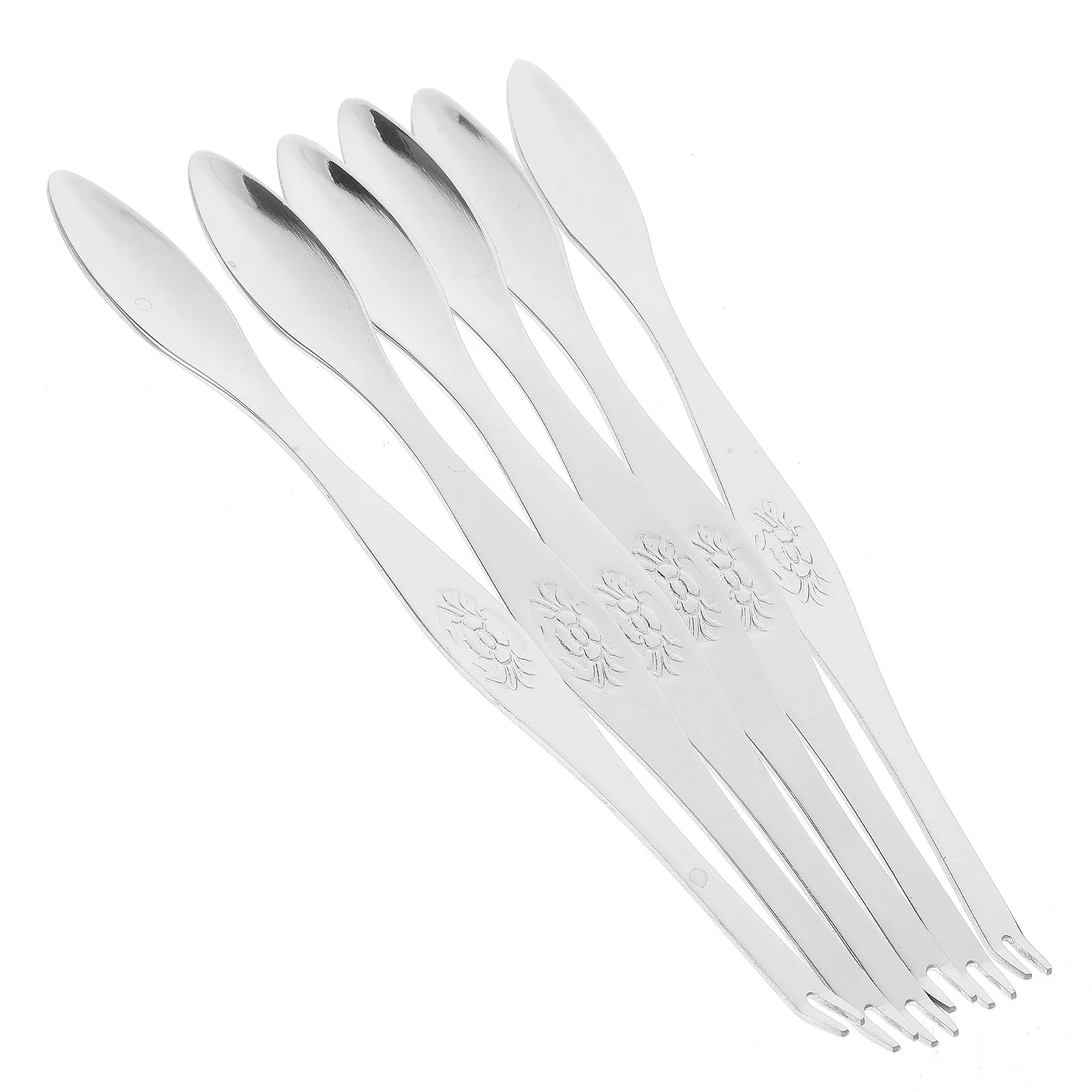 6 Pcs River Snail Pickles Lobster Forks Seafood Tools Crab Eatting Stainless Steel Needle
6 Pcs River Snail Pickles Lobster Forks Seafood Tools Crab Eatting Stainless Steel Needle