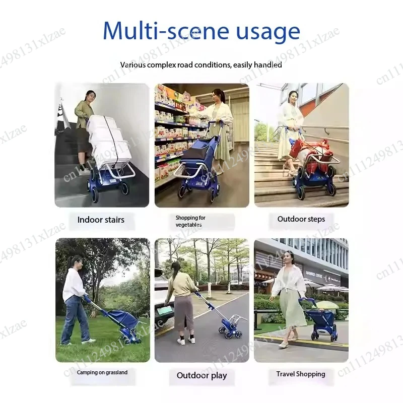 Silent Folding Electric Shopping Car - Stair Climbing Machine with Storage Bag, Portable Outdoor Household Shopping Cart
Silent Folding Electric Shopping Car - Stair Climbing Machine with Storage Bag, Portable Outdoor Household Shopping Cart