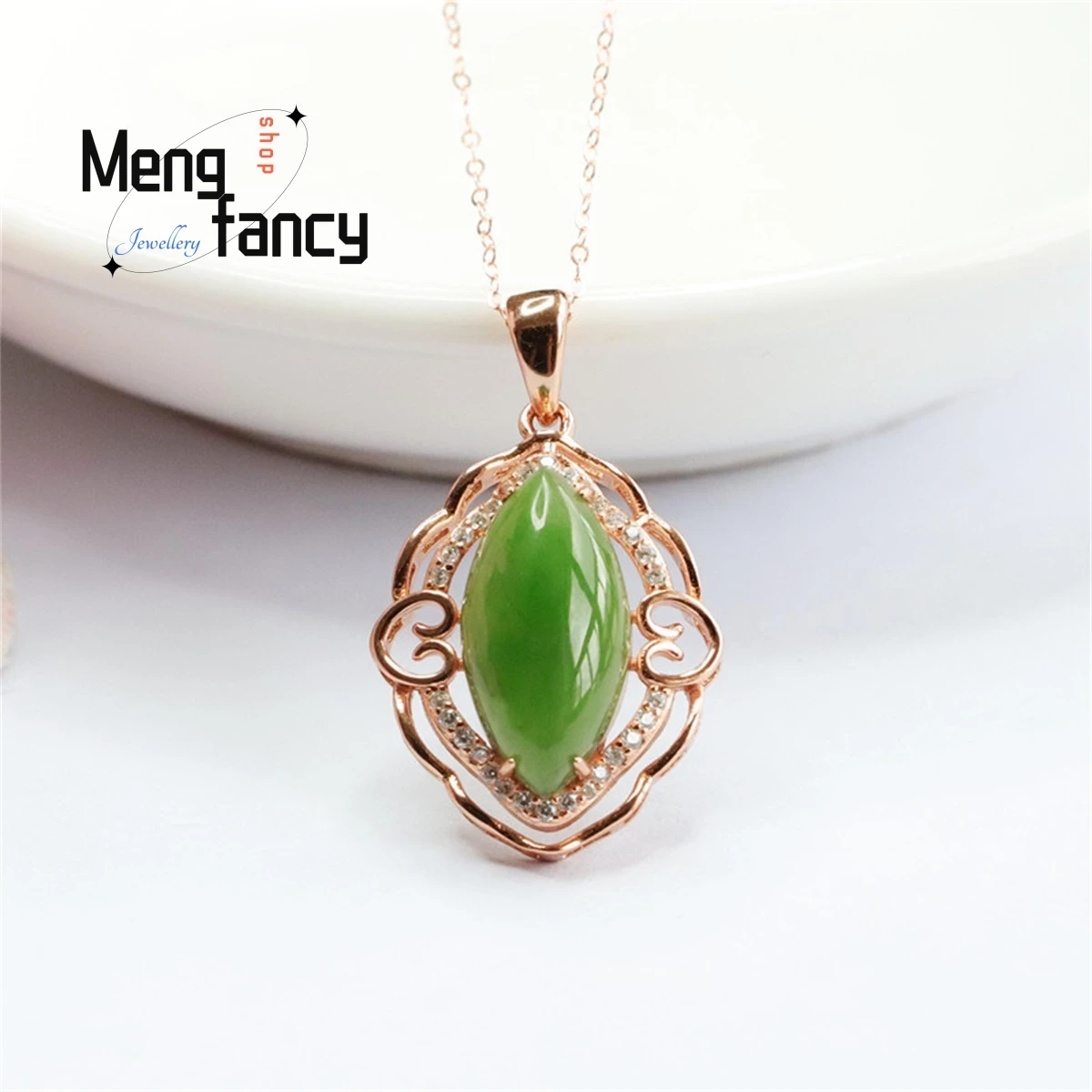 Natural S925 Silver Inlaid Hetian Jasper Water Drop Hollowed-out Love Necklace Pendant Personality Fashion Charm Luxury Jewelry
Natural S925 Silver Inlaid Hetian Jasper Water Drop Hollowed-out Love Necklace Pendant Personality Fashion Charm Luxury Jewelry