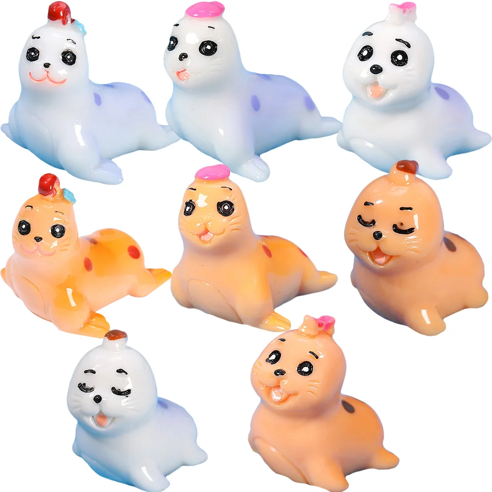 8 Pcs Sea lion Landscape Ornament Mini Animals Figures Artic for Fish Tank Miniatures Accessories Decorate
8 Pcs Sea lion Landscape Ornament Mini Animals Figures Artic for Fish Tank Miniatures Accessories Decorate