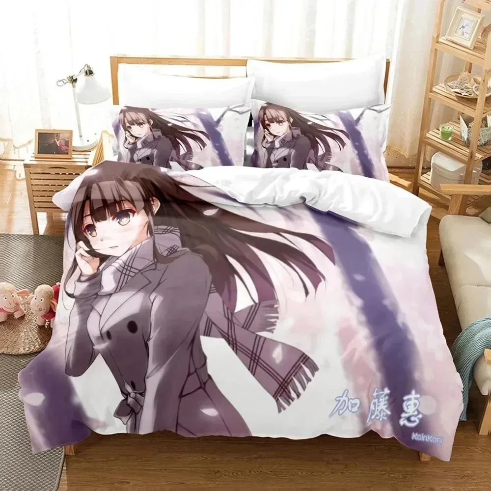 Anime Saekano Megumi Eriri Bedding Set Boys Girls Twin Queen Size Duvet Cover Pillowcase Bed Boys Adult Home Textileextile
Anime Saekano Megumi Eriri Bedding Set Boys Girls Twin Queen Size Duvet Cover Pillowcase Bed Boys Adult Home Textileextile