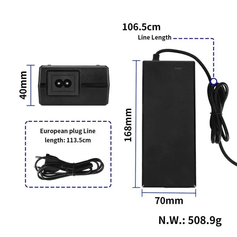Original 54.6V 2A Charger for Kukirin G2 Pro G2 Max E-Scooter, Power Adapter with Xiaomi Port, Lithium Battery Charger Parts
Original 54.6V 2A Charger for Kukirin G2 Pro G2 Max E-Scooter, Power Adapter with Xiaomi Port, Lithium Battery Charger Parts