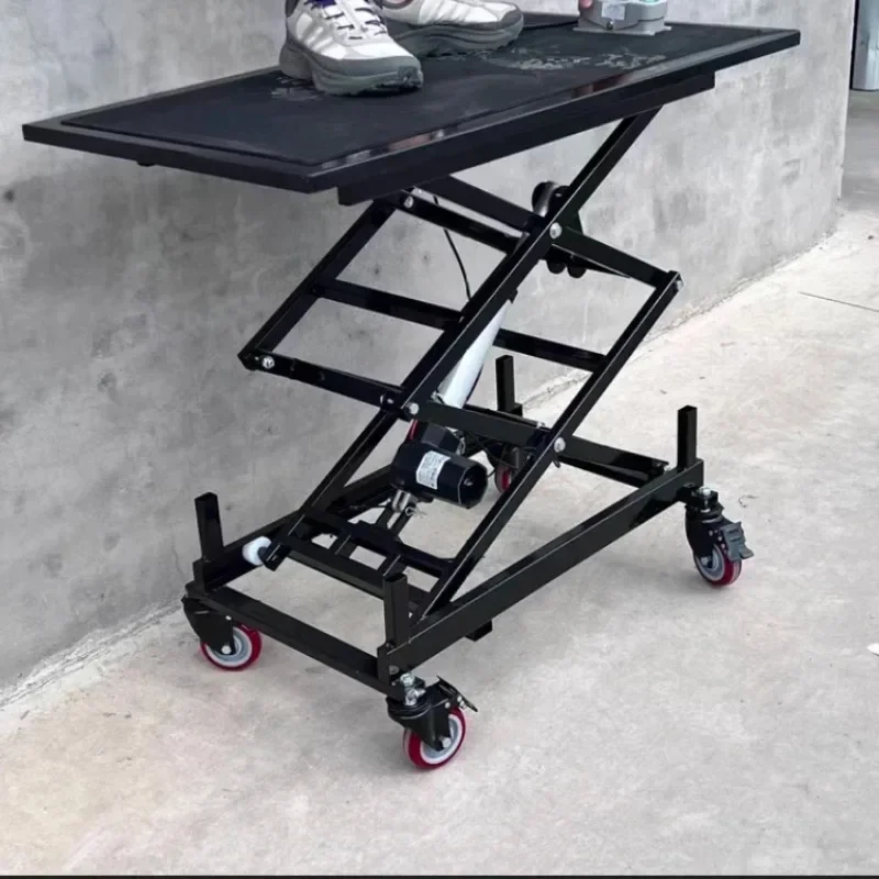 Electric folding lift household interior decoration mobile trolley lift platform
Electric folding lift household interior decoration mobile trolley lift platform
