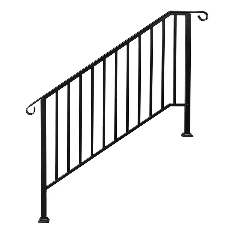 4-step Courtyard Staircase Handrail, Matte Black
4-step Courtyard Staircase Handrail, Matte Black