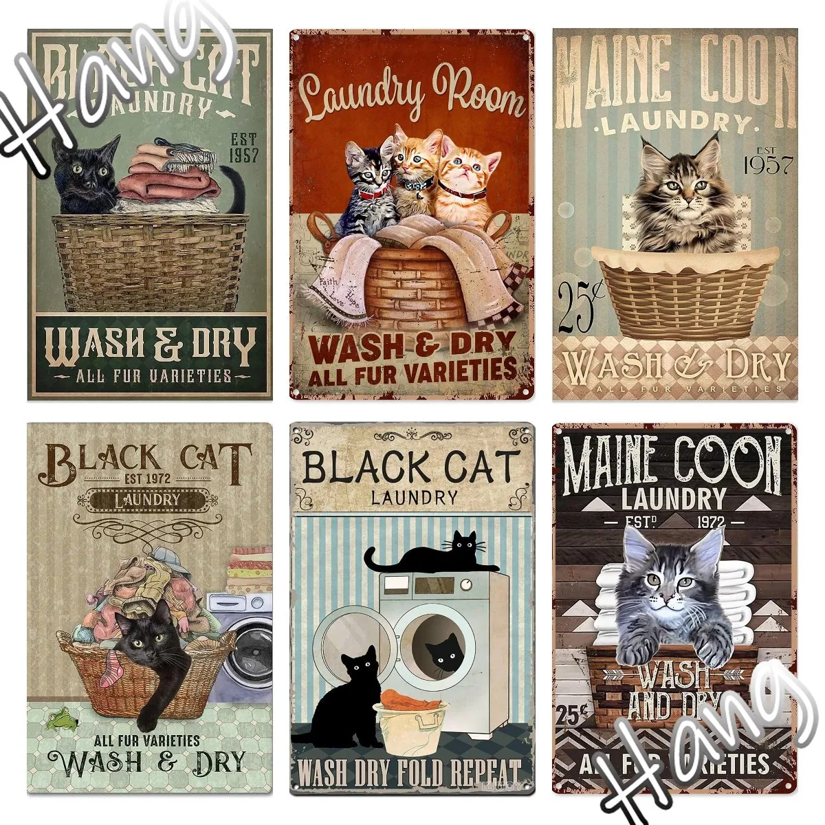 Black Cat Metal Tin Sign Black Cat Laundry Funny Poster Cafe Bar Living Room Bathroom Kitchen Home Art Wall Decoration Plaque
Black Cat Metal Tin Sign Black Cat Laundry Funny Poster Cafe Bar Living Room Bathroom Kitchen Home Art Wall Decoration Plaque