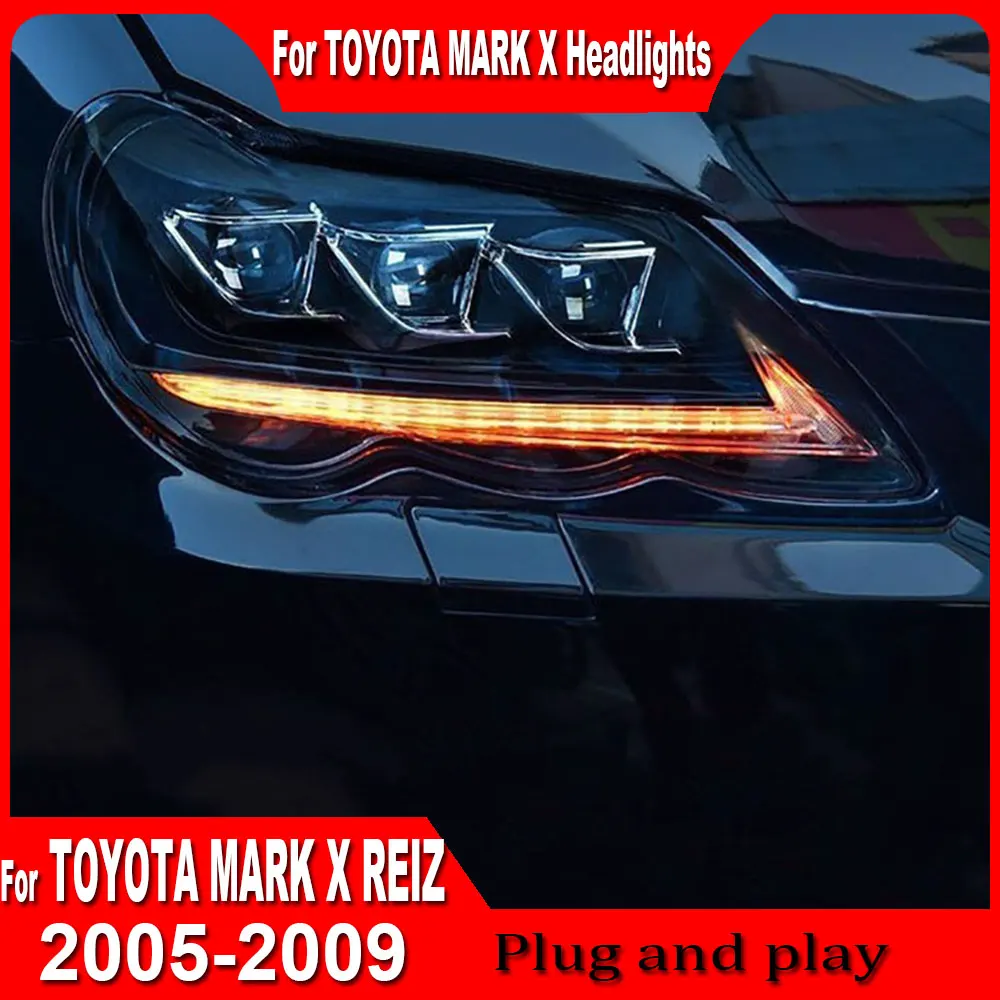 2 шт. автомобильные фары для Toyota Mark X Reiz 2005 2006 2007 2008 2009 Обновление фар DRL светодиодные передние сигнальные лампы аксессуары для инструментов
2 шт. автомобильные фары для Toyota Mark X Reiz 2005 2006 2007 2008 2009 Обновление фар DRL светодиодные передние сигнальные лампы аксессуары для инструментов