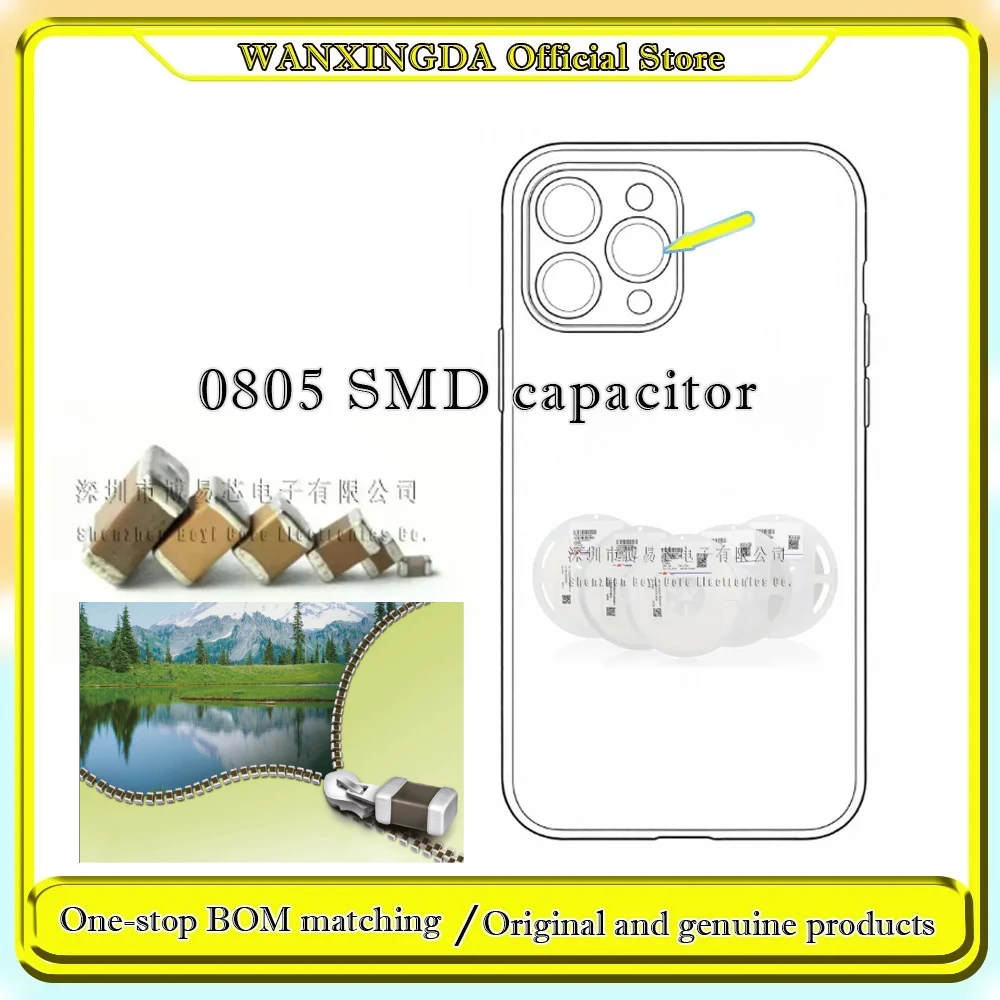 phone case 0805 SMD 100Pcs 4000Pcs 10nF 15nF 22nF 33nF 36nF 47nF 68nF 82nF 100nF 220nF 470nF Phone case
phone case 0805 SMD 100Pcs 4000Pcs 10nF 15nF 22nF 33nF 36nF 47nF 68nF 82nF 100nF 220nF 470nF Phone case