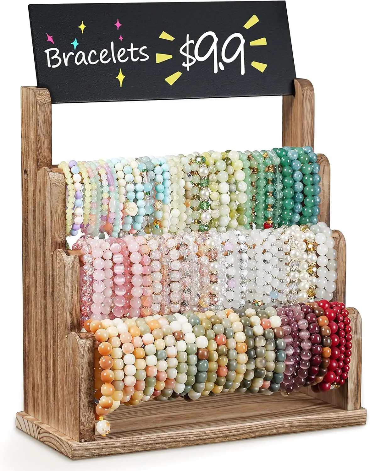 Держатель для браслетов с рекламной доской, 3-х уровневый деревянный органайзер для ювелирных изделий для браслетов, браслетов, часов, резинок для волос — коричневый в деревенском стиле
Держатель для браслетов с рекламной доской, 3-х уровневый деревянный органайзер для ювелирных изделий для браслетов, браслетов, часов, резинок для волос — коричневый в деревенском стиле