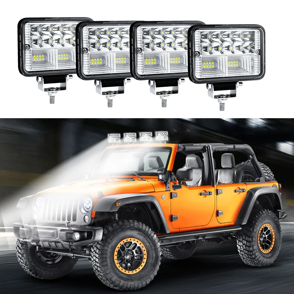 4-inch Car Work Light LED Auxiliary Light Super Bright Large Field of View 26 light 78W Truck Headlight Spotlight Illumination
4-inch Car Work Light LED Auxiliary Light Super Bright Large Field of View 26 light 78W Truck Headlight Spotlight Illumination