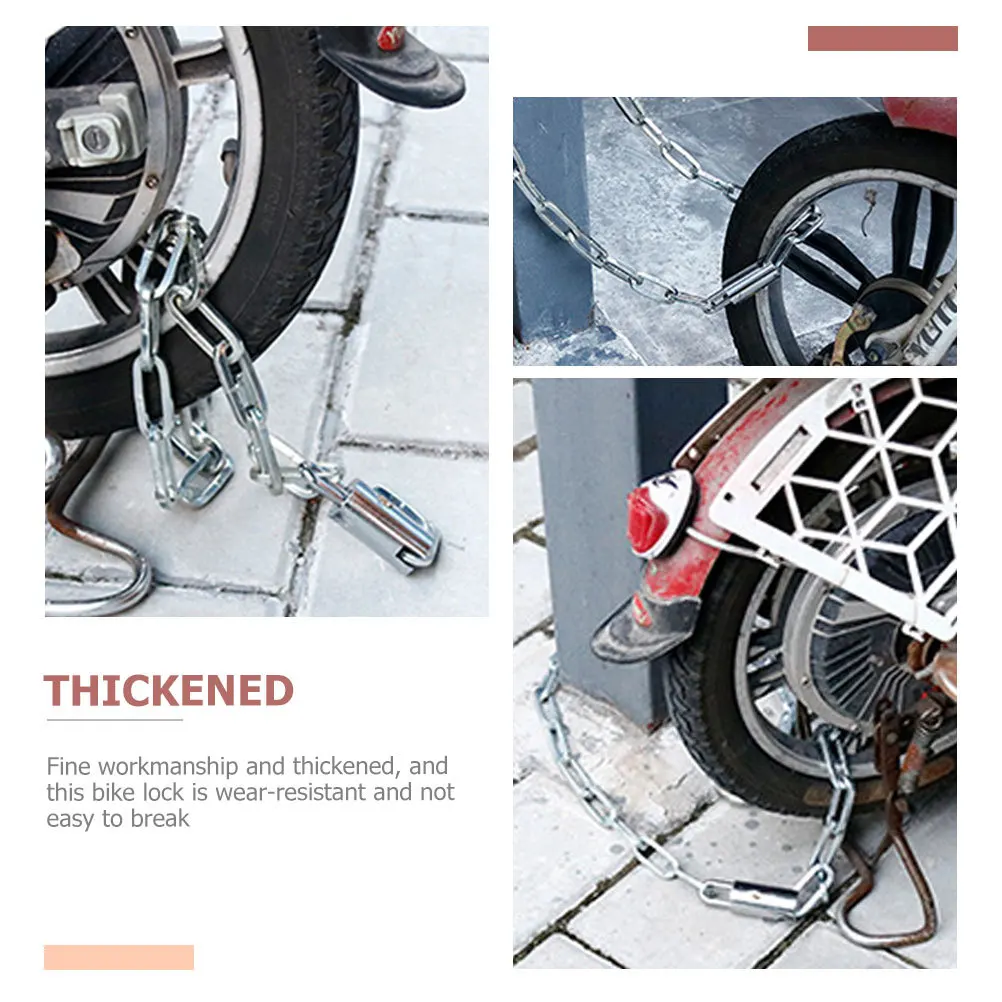 Bike Chain Lock Professional Cut Proof Chain Thickened Anti-Theft Lock for Motorcycle Bicycles Outdoor Portable
Bike Chain Lock Professional Cut Proof Chain Thickened Anti-Theft Lock for Motorcycle Bicycles Outdoor Portable
