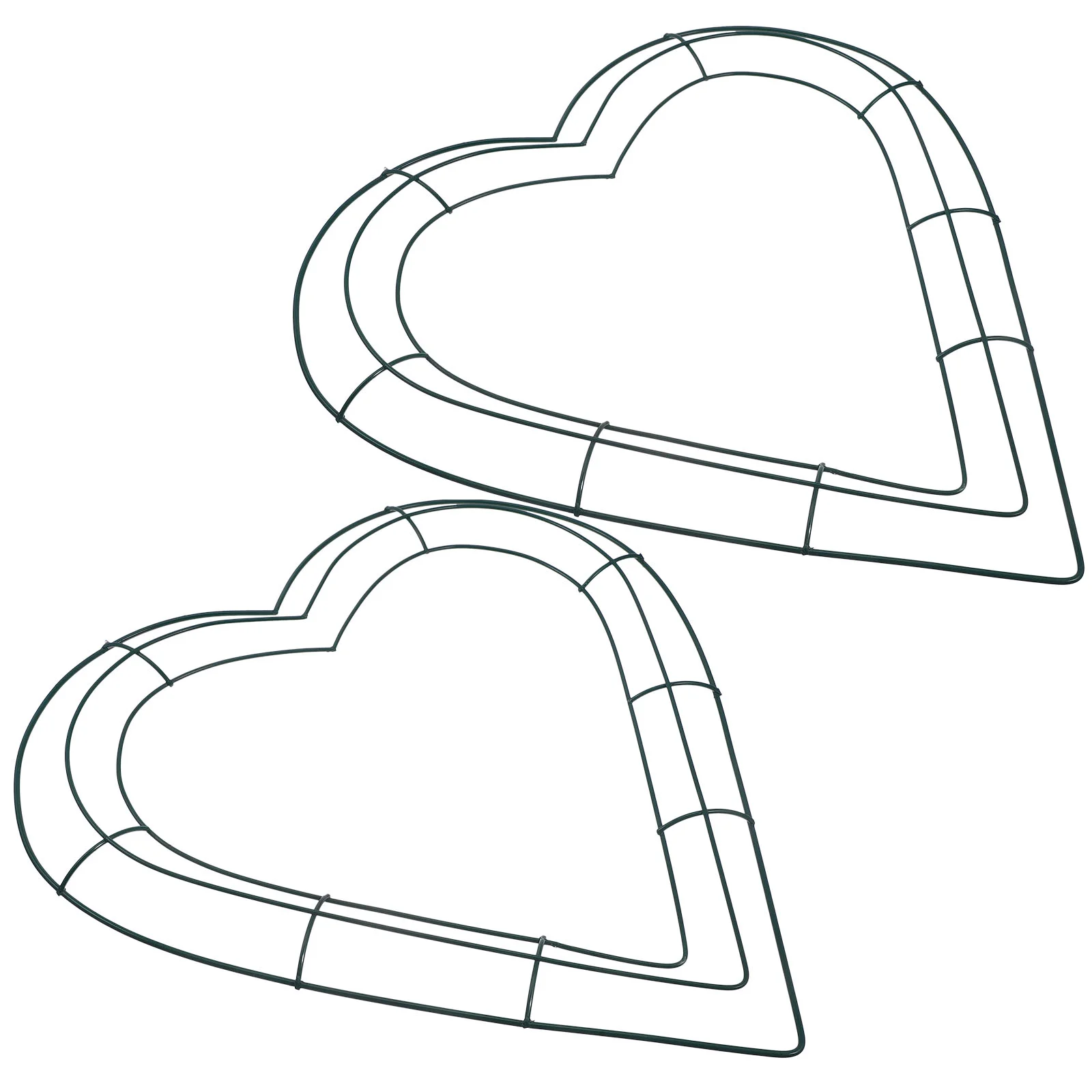 2 Pcs Dream Wrought Iron Wreath Wedding Decorations Wire Frame Shape Heart Ring
2 Pcs Dream Wrought Iron Wreath Wedding Decorations Wire Frame Shape Heart Ring