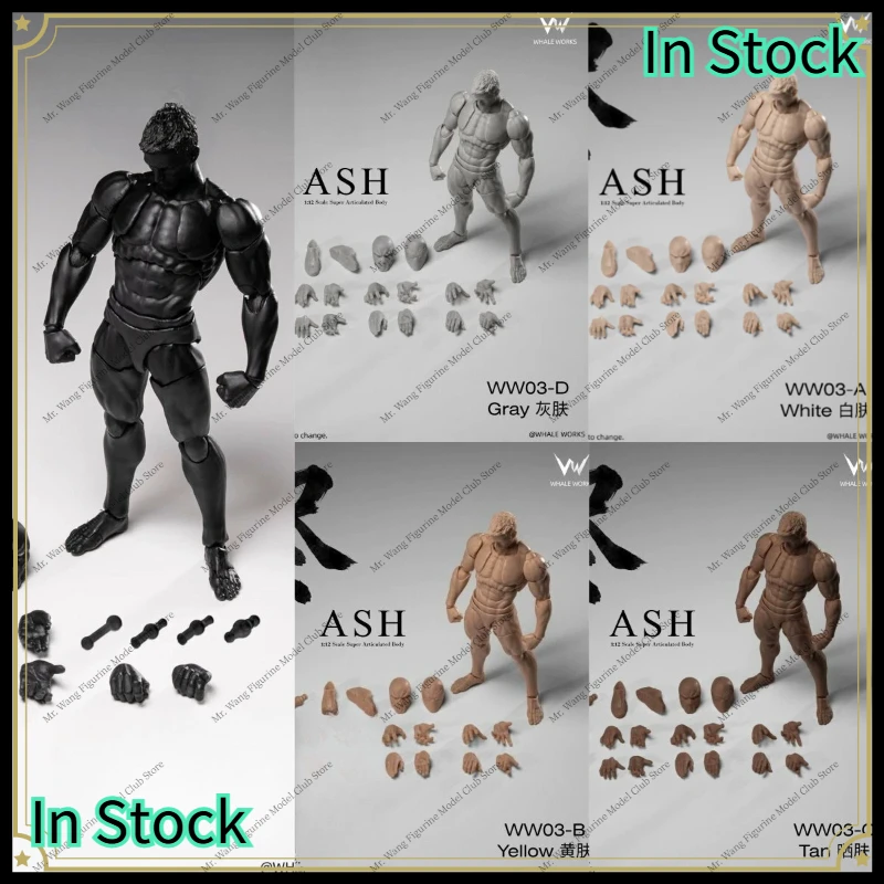 Brand New in Stock 1/12 Ash WW03 Super Articulated Male Body, Articulated Action Figure Model, Collectible Gift
Brand New in Stock 1/12 Ash WW03 Super Articulated Male Body, Articulated Action Figure Model, Collectible Gift