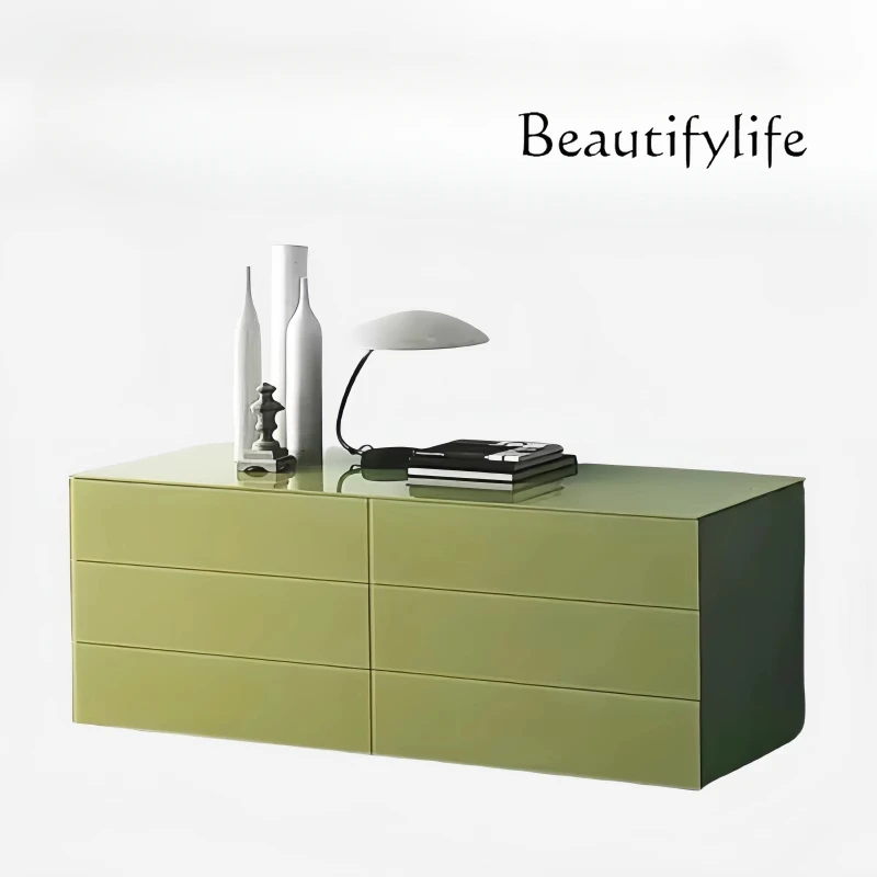 Italian minimalist six-chest cabinet solid wood drawer storage porch cabinet living room bedroom glass side cabinet
Italian minimalist six-chest cabinet solid wood drawer storage porch cabinet living room bedroom glass side cabinet