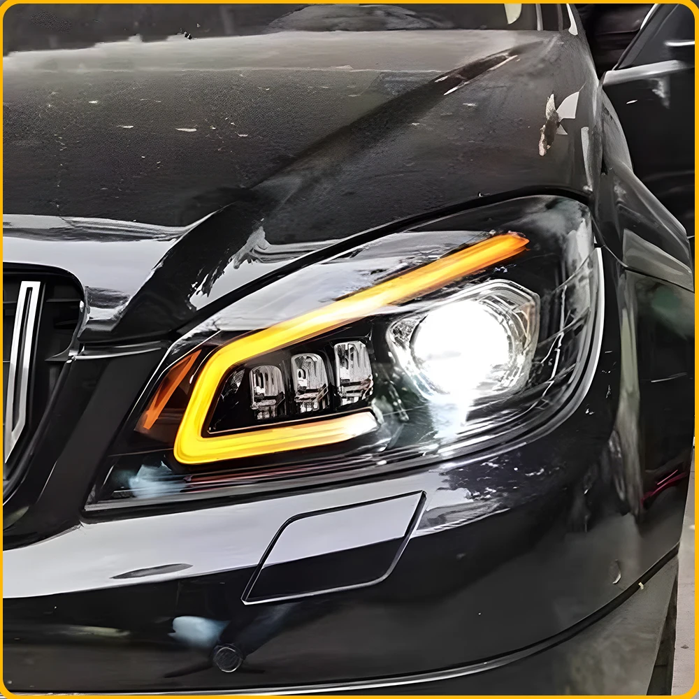 Car Front Lamp For Benz C-Class W204 2007-2010 Upgrade GT Style Auto LED Projector Lens Headlights Assembly Plug and Play Tool
Car Front Lamp For Benz C-Class W204 2007-2010 Upgrade GT Style Auto LED Projector Lens Headlights Assembly Plug and Play Tool