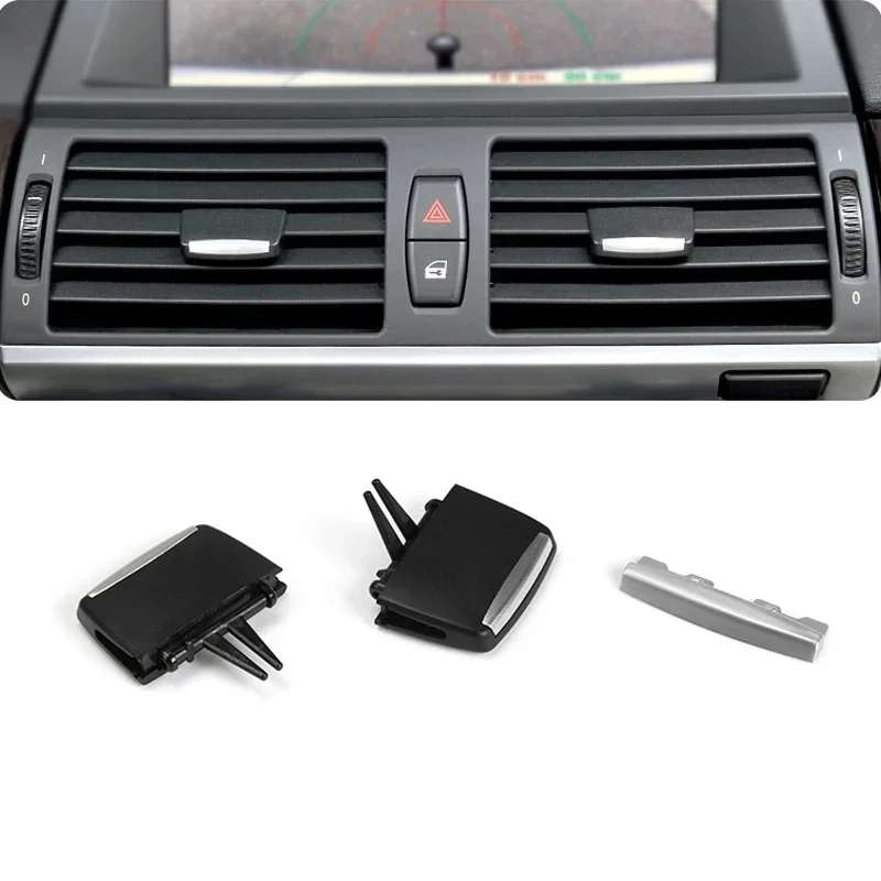 Front A/C Air Vent Outlet Paddle Clip Button w/Chrome for BMW X5 X6 E70 E71 07-13
Front A/C Air Vent Outlet Paddle Clip Button w/Chrome for BMW X5 X6 E70 E71 07-13