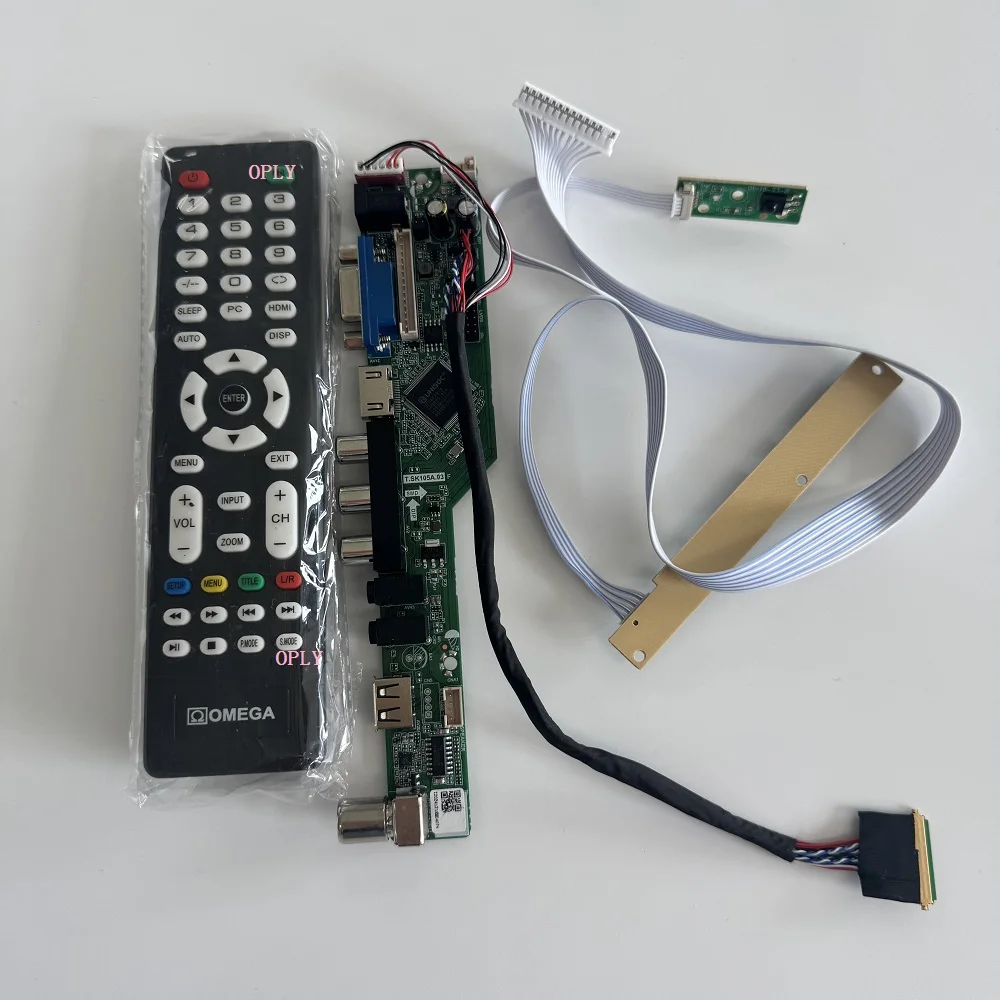TV Controller driver board kit for LTN170BT07 LTN170BT08 17" 1440X900 VGA HDMI-compatible USB RF LCD panel AV screen monitor
TV Controller driver board kit for LTN170BT07 LTN170BT08 17" 1440X900 VGA HDMI-compatible USB RF LCD panel AV screen monitor