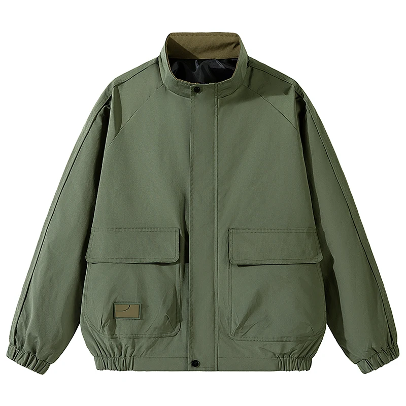 Men's New Stand Collar Jacket Male Spring Autumn Plus Size Cardigan All Match Casual Cargo Coat Multi Pocket Work Wear Outwear
Men's New Stand Collar Jacket Male Spring Autumn Plus Size Cardigan All Match Casual Cargo Coat Multi Pocket Work Wear Outwear