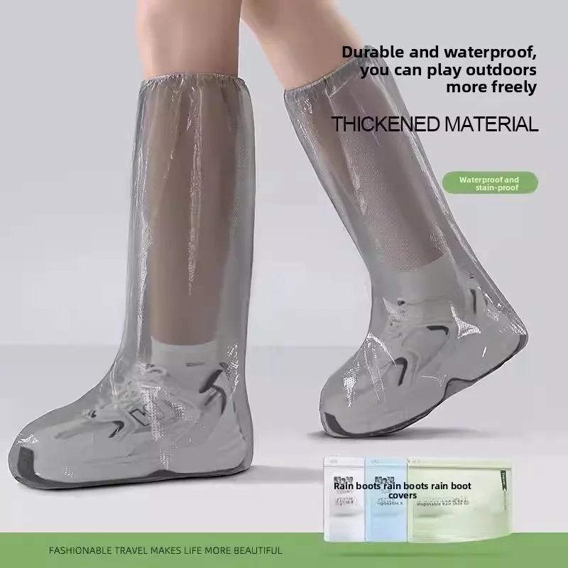Disposable Thickened Waterproof Non-Slip Rain Boot Covers Adult Shoe Covers for Rain Day Wear And Tear Resistant Foot Covers
Disposable Thickened Waterproof Non-Slip Rain Boot Covers Adult Shoe Covers for Rain Day Wear And Tear Resistant Foot Covers