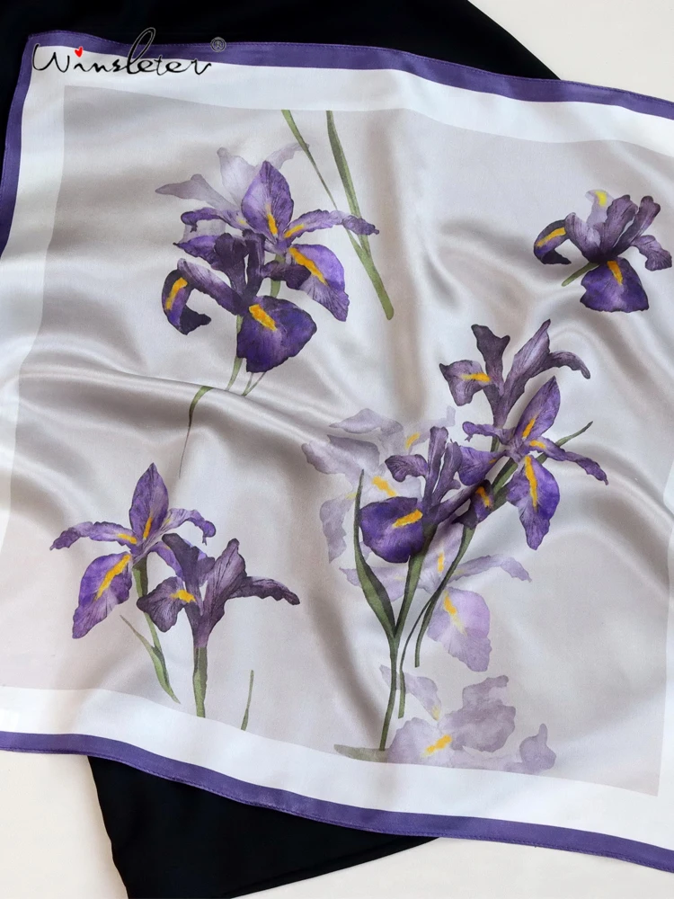 Winsleter-Women 100%Real Silk Elegant Scarf, 53*53CM Iris Oil Painting, Mom Gift Occupation Thin Scarf, 2026 Spring New A63717CC
Winsleter-Women 100%Real Silk Elegant Scarf, 53*53CM Iris Oil Painting, Mom Gift Occupation Thin Scarf, 2026 Spring New A63717CC