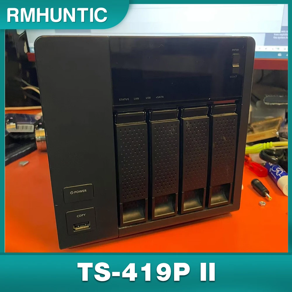 TS-419P II для сетевого накопителя QNUA, 4-приводной NAS, двойной гигабитный, двойной USB
TS-419P II для сетевого накопителя QNUA, 4-приводной NAS, двойной гигабитный, двойной USB