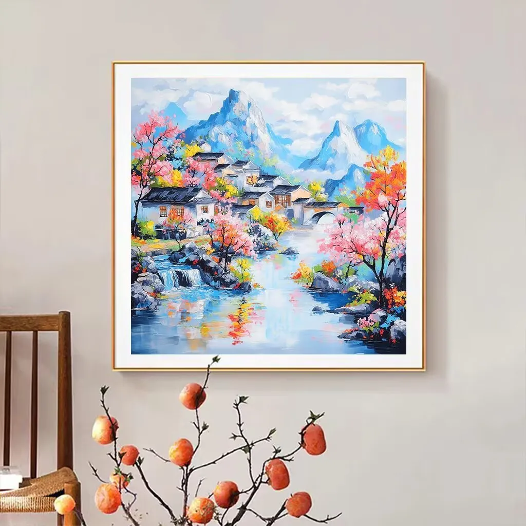 9ct 60x60cm water town Embroidery DIY Printed Kits Cross Stitch Thread Needlework Sets Home Decor Crafts
9ct 60x60cm water town Embroidery DIY Printed Kits Cross Stitch Thread Needlework Sets Home Decor Crafts