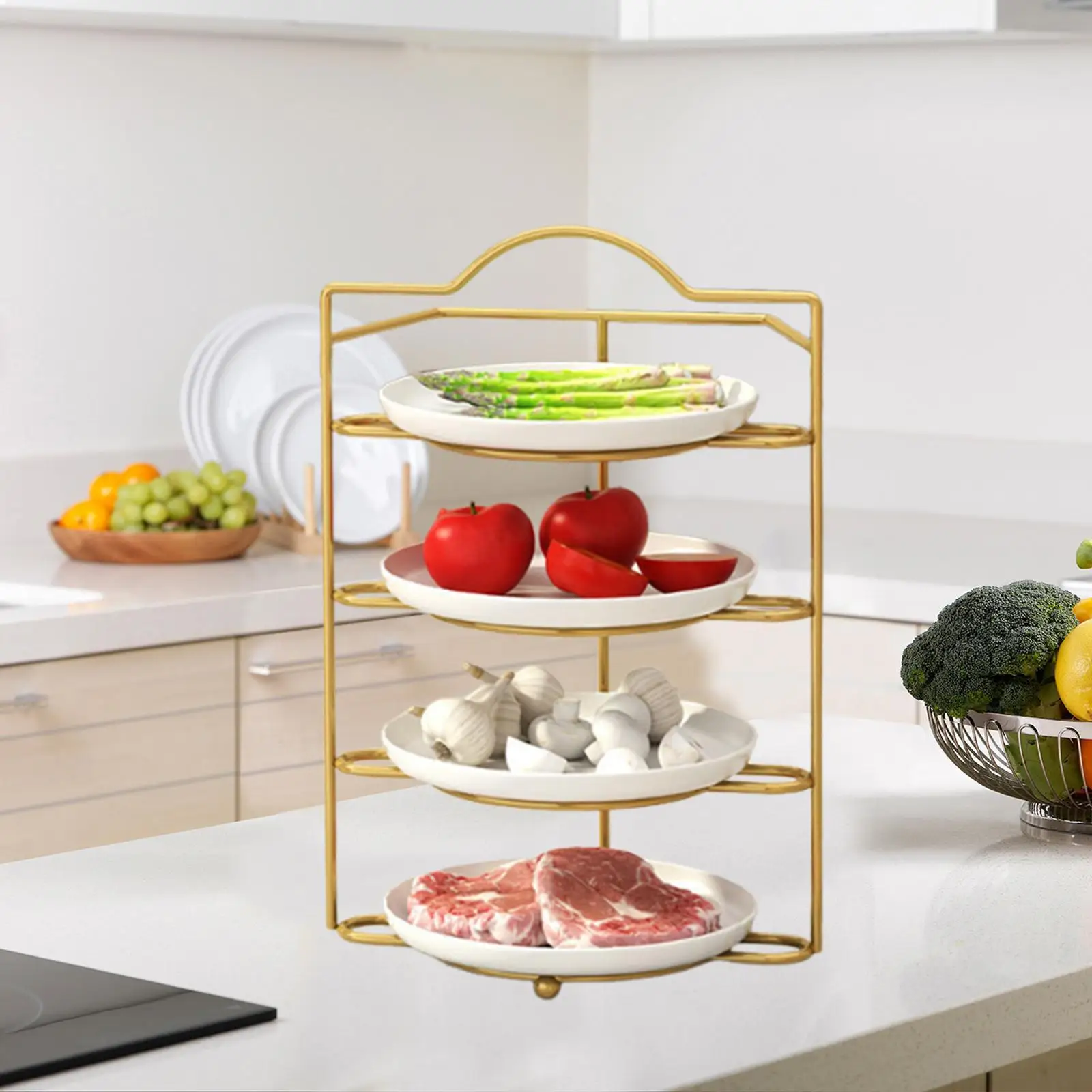 Kitchen Counter Rack Expandable Countertop Shelves Multifunctional Multi Layer Kitchen Storage Shelf for Restaurant Buffet
Kitchen Counter Rack Expandable Countertop Shelves Multifunctional Multi Layer Kitchen Storage Shelf for Restaurant Buffet