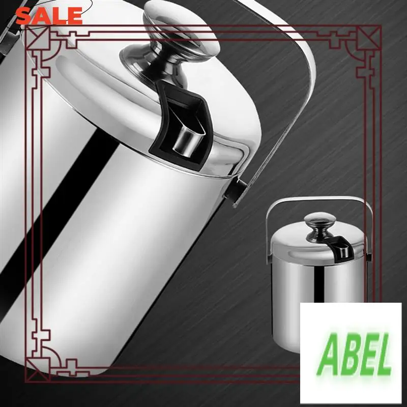 KB-Ice Bucket With Lid And Tong Insulated Ice Bucket Stainless Steel Double Wall Champagne Wine Bottle With Strainer
KB-Ice Bucket With Lid And Tong Insulated Ice Bucket Stainless Steel Double Wall Champagne Wine Bottle With Strainer