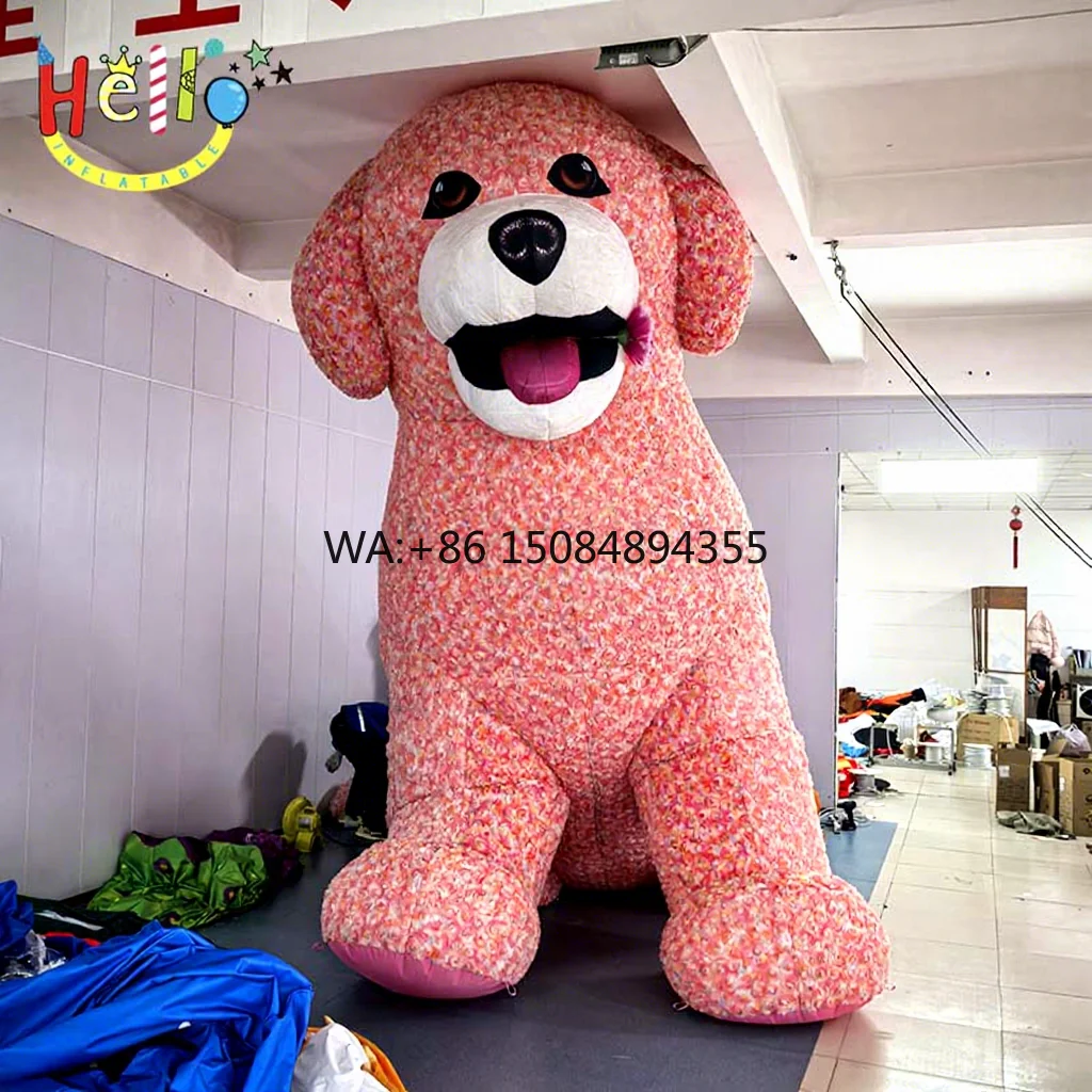 Custom DECO Inflatable Flower Dog Cartoon Model with Electric Blower for Outdoor Promotion
Custom DECO Inflatable Flower Dog Cartoon Model with Electric Blower for Outdoor Promotion