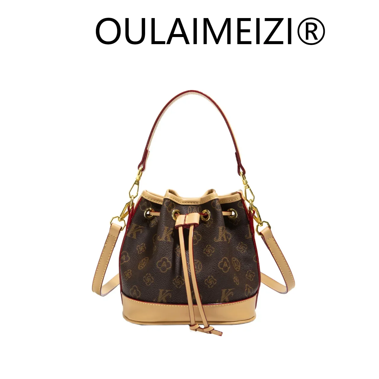 2026 OULAIMEIZI Women's high-end color-blocking light luxury vintage bucket bag with drawstring suitable for single-shoulder and
2026 OULAIMEIZI Women's high-end color-blocking light luxury vintage bucket bag with drawstring suitable for single-shoulder and