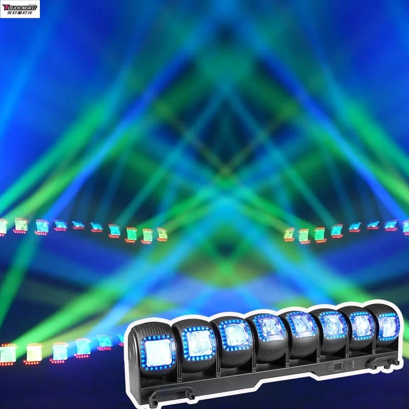 1 piece DMX512 led moving head beam light 360 Degree Rotation 8-Head Infinite Hot Wheels Moving Head Light
1 piece DMX512 led moving head beam light 360 Degree Rotation 8-Head Infinite Hot Wheels Moving Head Light