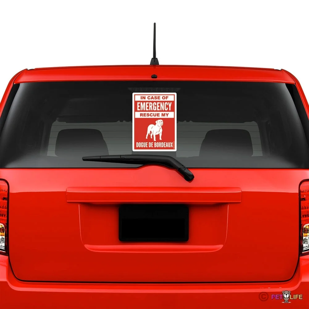 For In Case of Emergency Rescue My Dogue de Bordeaux Windshield Sticker Car decals
For In Case of Emergency Rescue My Dogue de Bordeaux Windshield Sticker Car decals