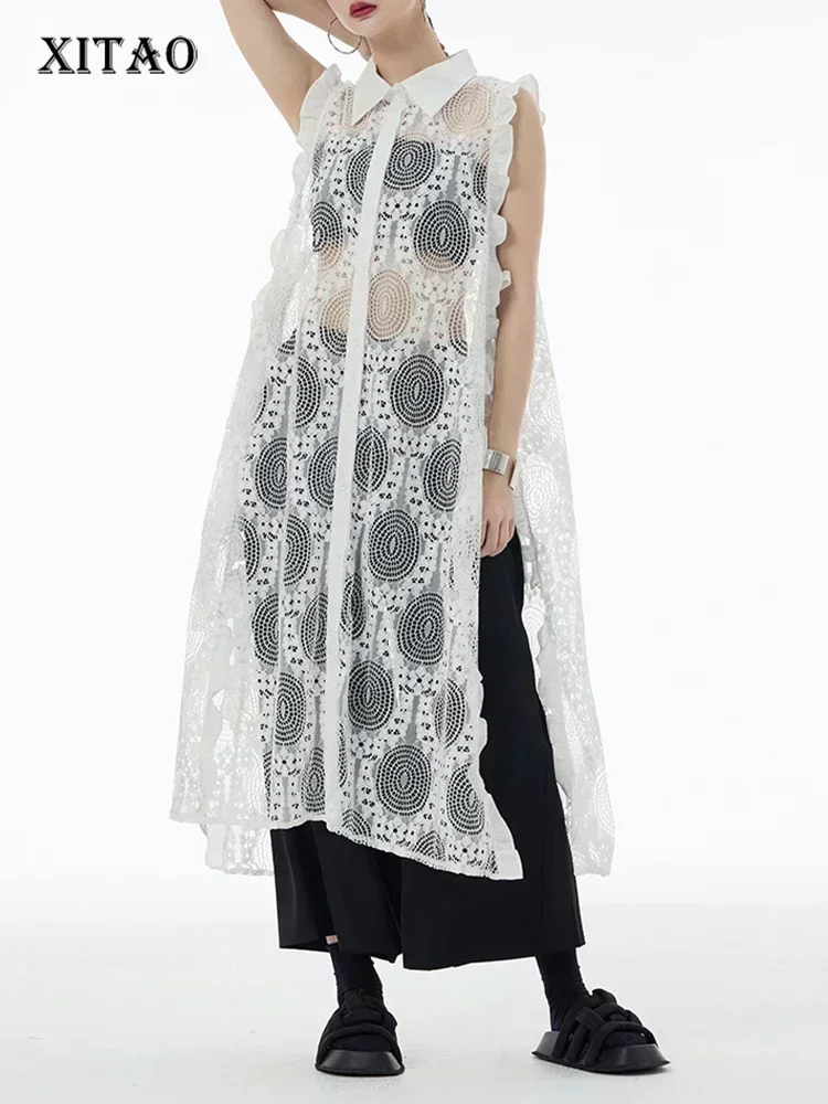 XITAO Hollow Out Lace Dress Tall Slit Lace-up Spicing Ruffles Decorate Women Sexy Dress Summer Fashion New Solid WLD20227
XITAO Hollow Out Lace Dress Tall Slit Lace-up Spicing Ruffles Decorate Women Sexy Dress Summer Fashion New Solid WLD20227