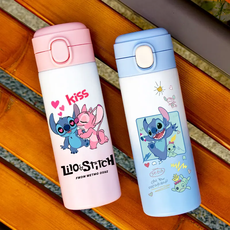 420ML Stitch & Lilo Water Bottle Angel Insulated Cup cute Water Cup Portable Stainless Steel Rainbow Gradient Vacuum Cup
420ML Stitch & Lilo Water Bottle Angel Insulated Cup cute Water Cup Portable Stainless Steel Rainbow Gradient Vacuum Cup