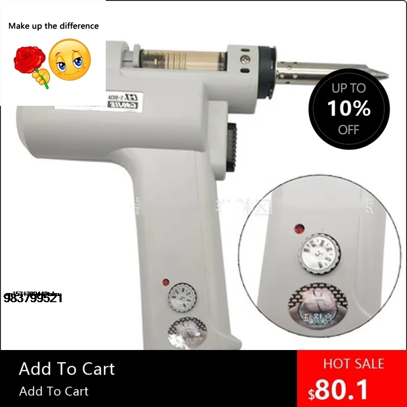 1104 Useful 220V Vacuum Desolding Electric Solder Sucker Gun Heating Core Suction Tin S-993A Torch
1104 Useful 220V Vacuum Desolding Electric Solder Sucker Gun Heating Core Suction Tin S-993A Torch